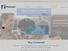 Tablet Screenshot of nationwide.merchandiseshop.com